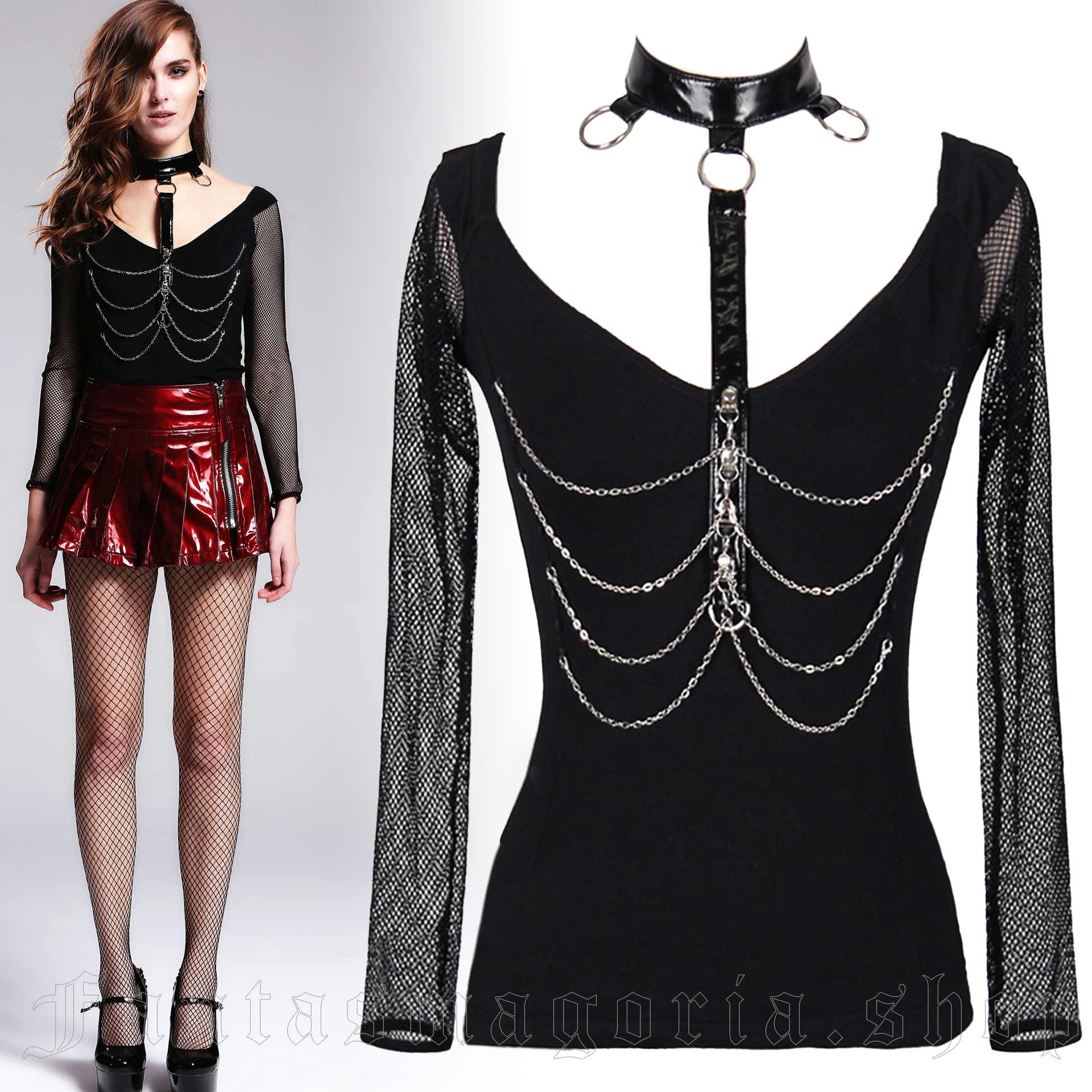 Devil Fashion Toxic City Top – Bild 2