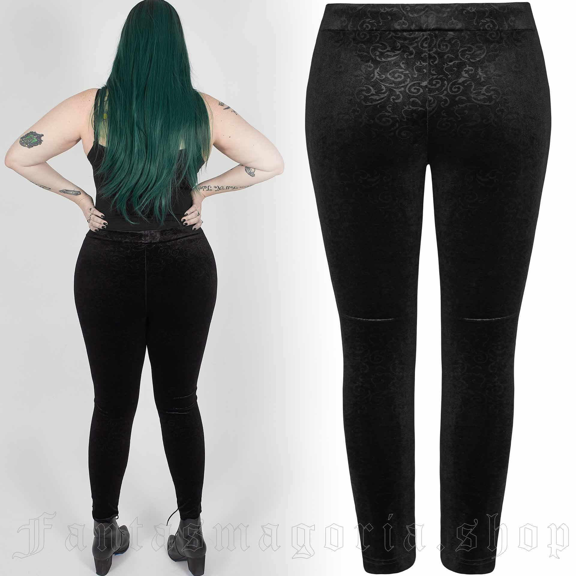 Punk Rave Blutengel Black Leggings – Bild 2