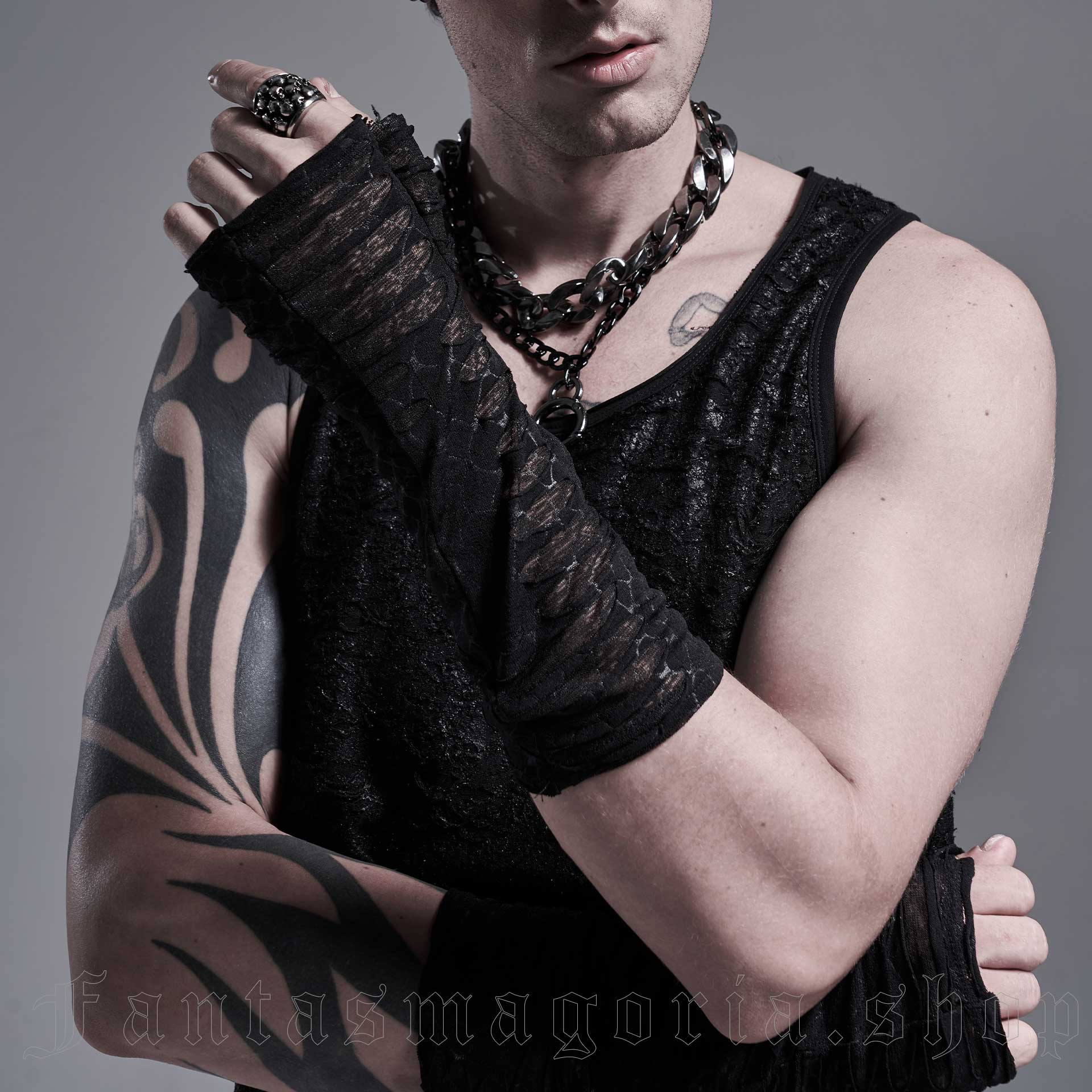 Punk Rave Destruction Unit Gloves