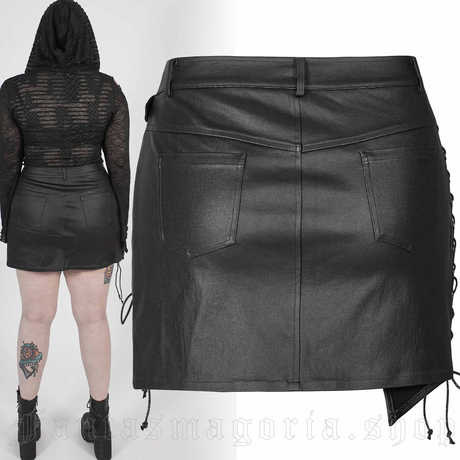 Punk Rave Draco Skirt – Bild 2