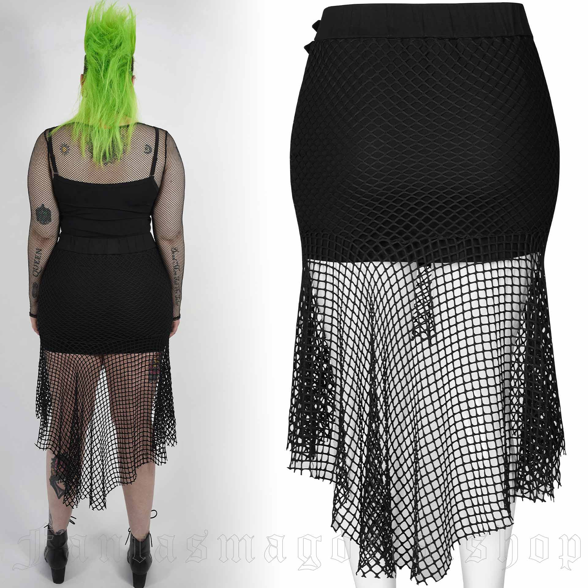 Punk Rave Terrorfrequenz Skirt – Bild 2