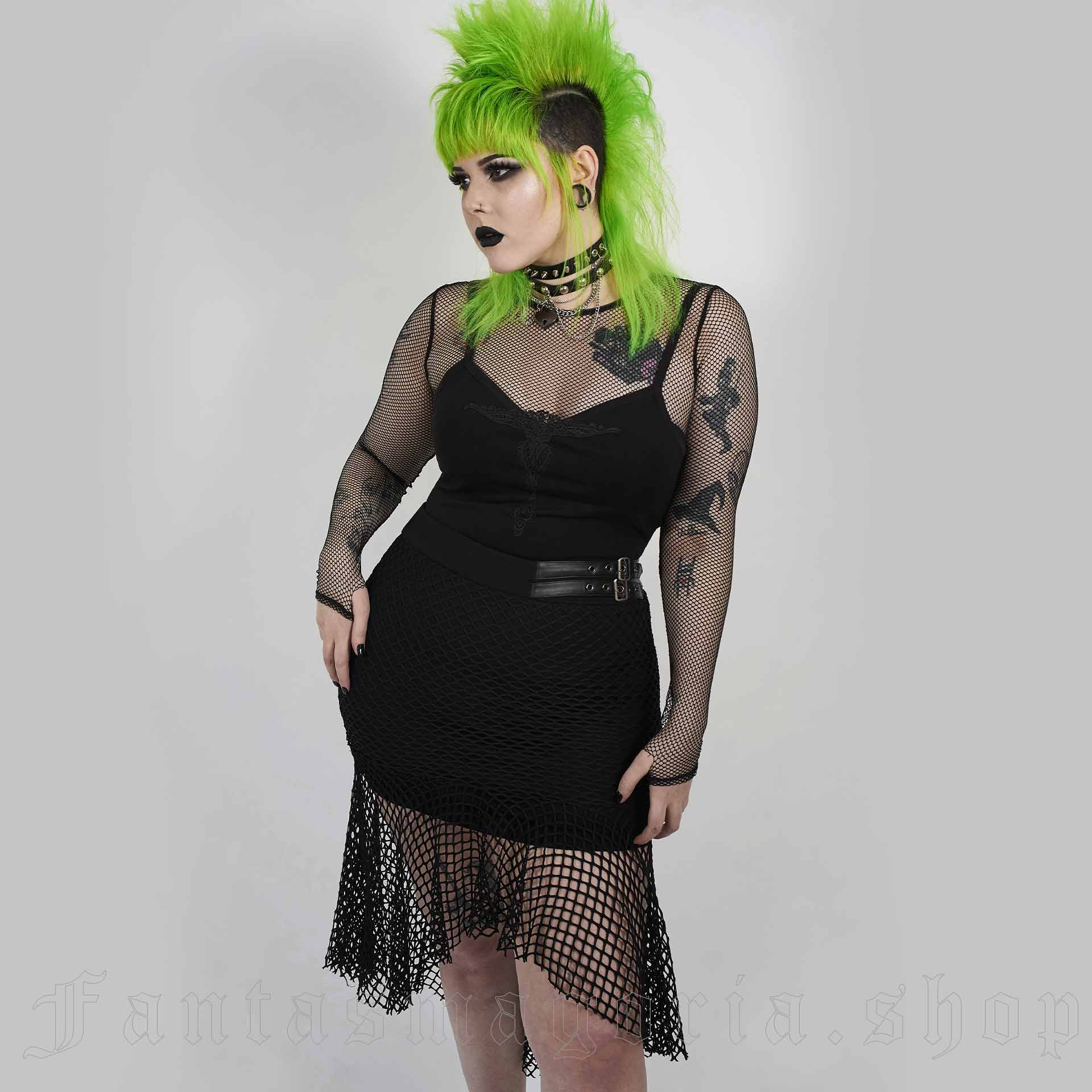 Punk Rave Terrorfrequenz Skirt – Bild 3