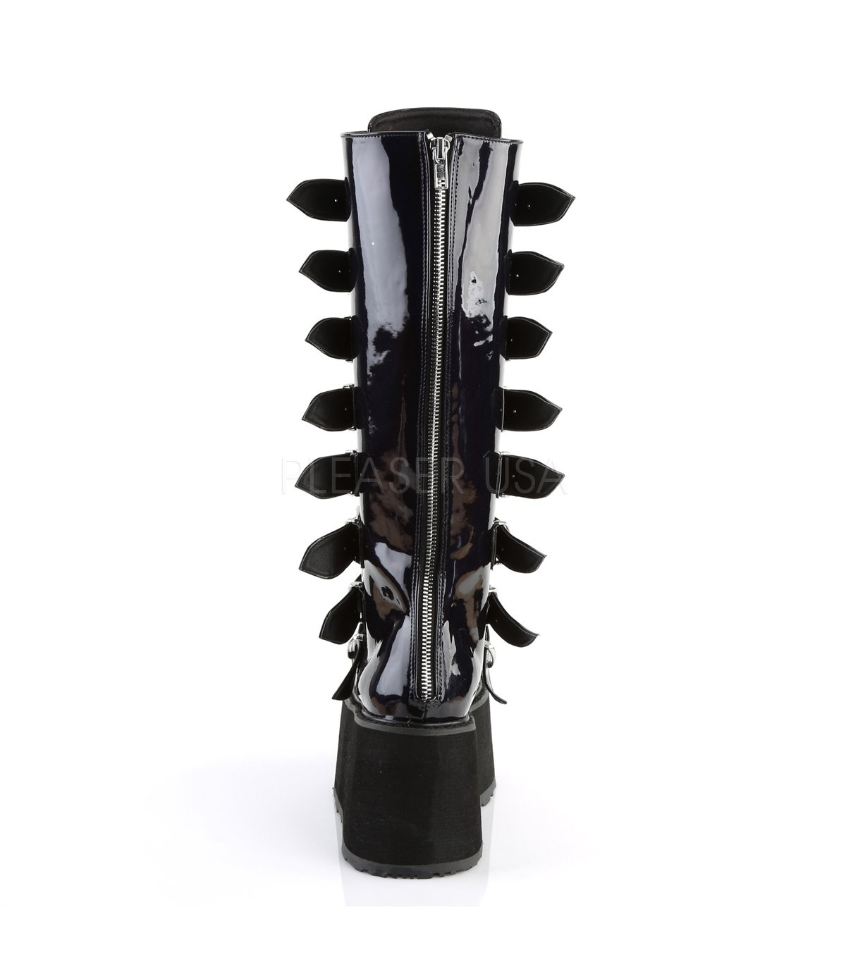 Demonia Stiefel Damned 318 Black Holo – Bild 4