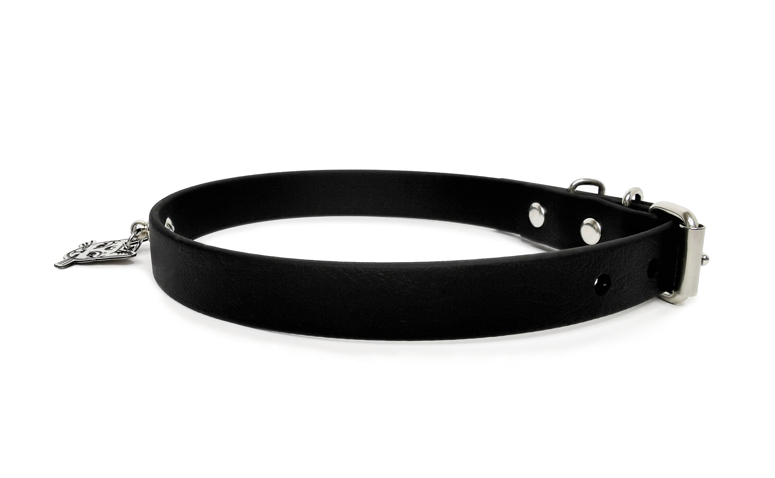 Sacred Sins Choker mit Katze als Anhänger – Bild 2
