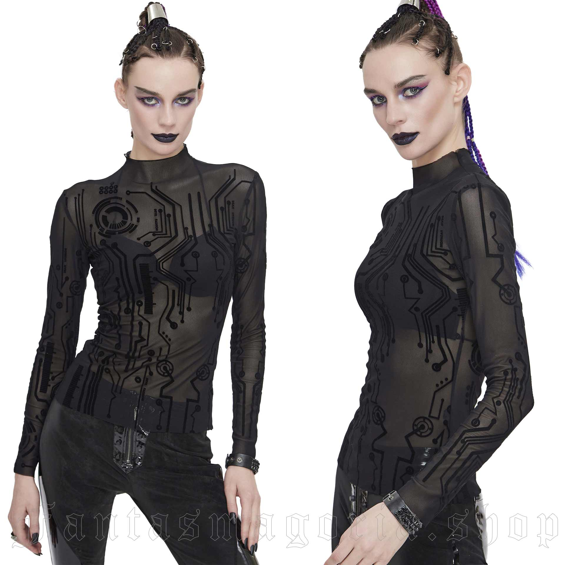 Devil Fashion Cyber Ninja Top – Bild 2