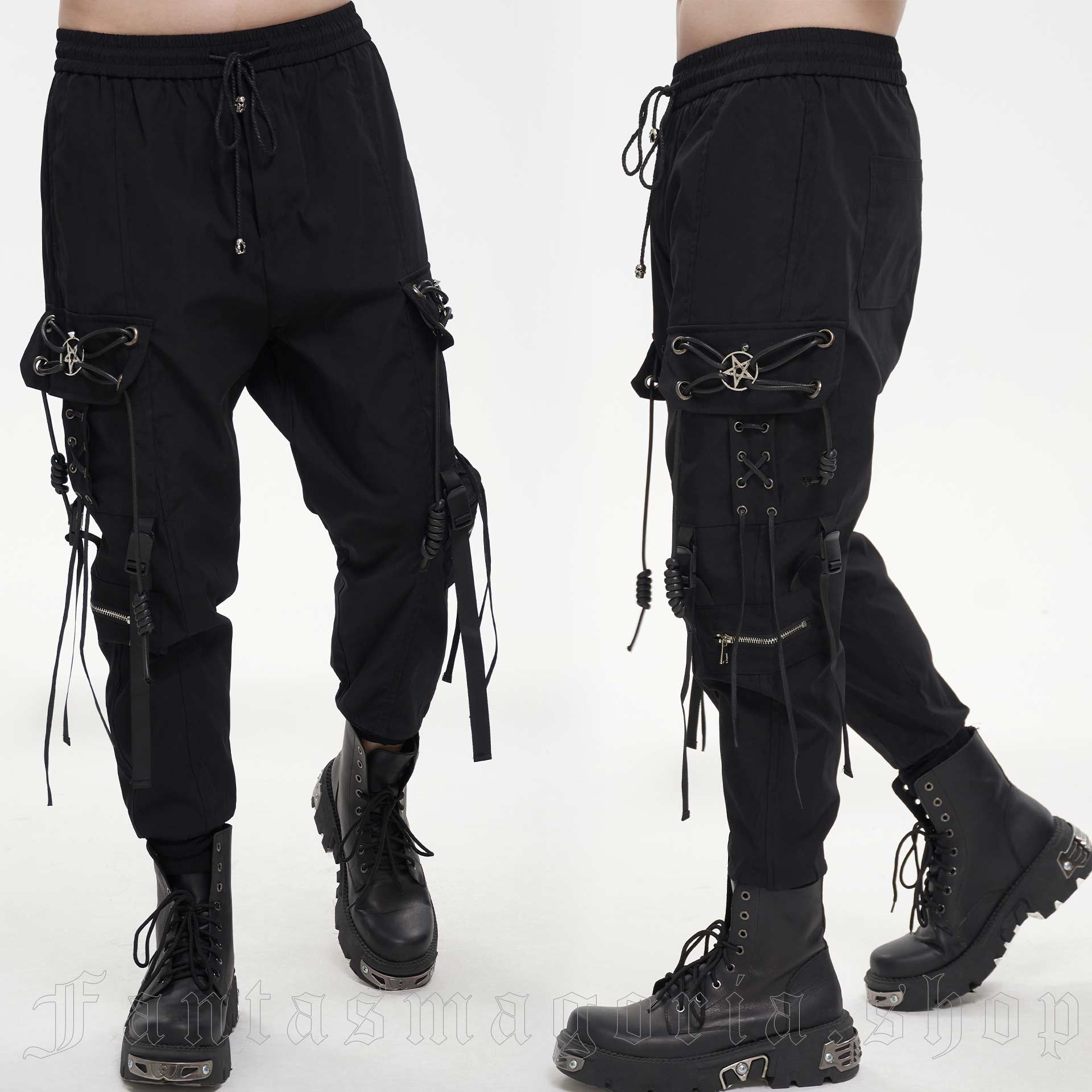 Devil Fashion Pentagram Cargo Pants – Bild 2