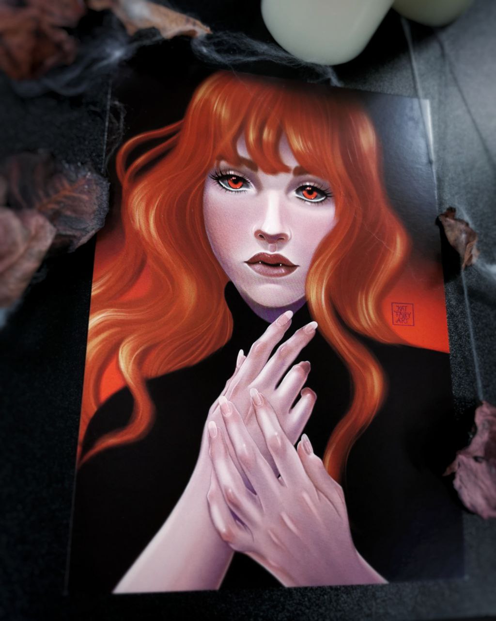 KatFairyArt Art Print "Lillith"