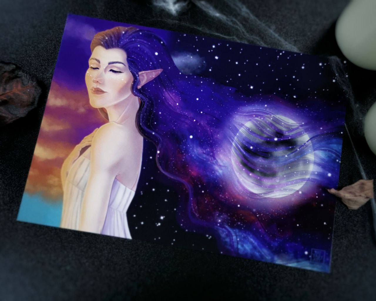 KatFairyArt Art Print "Nightbringer"