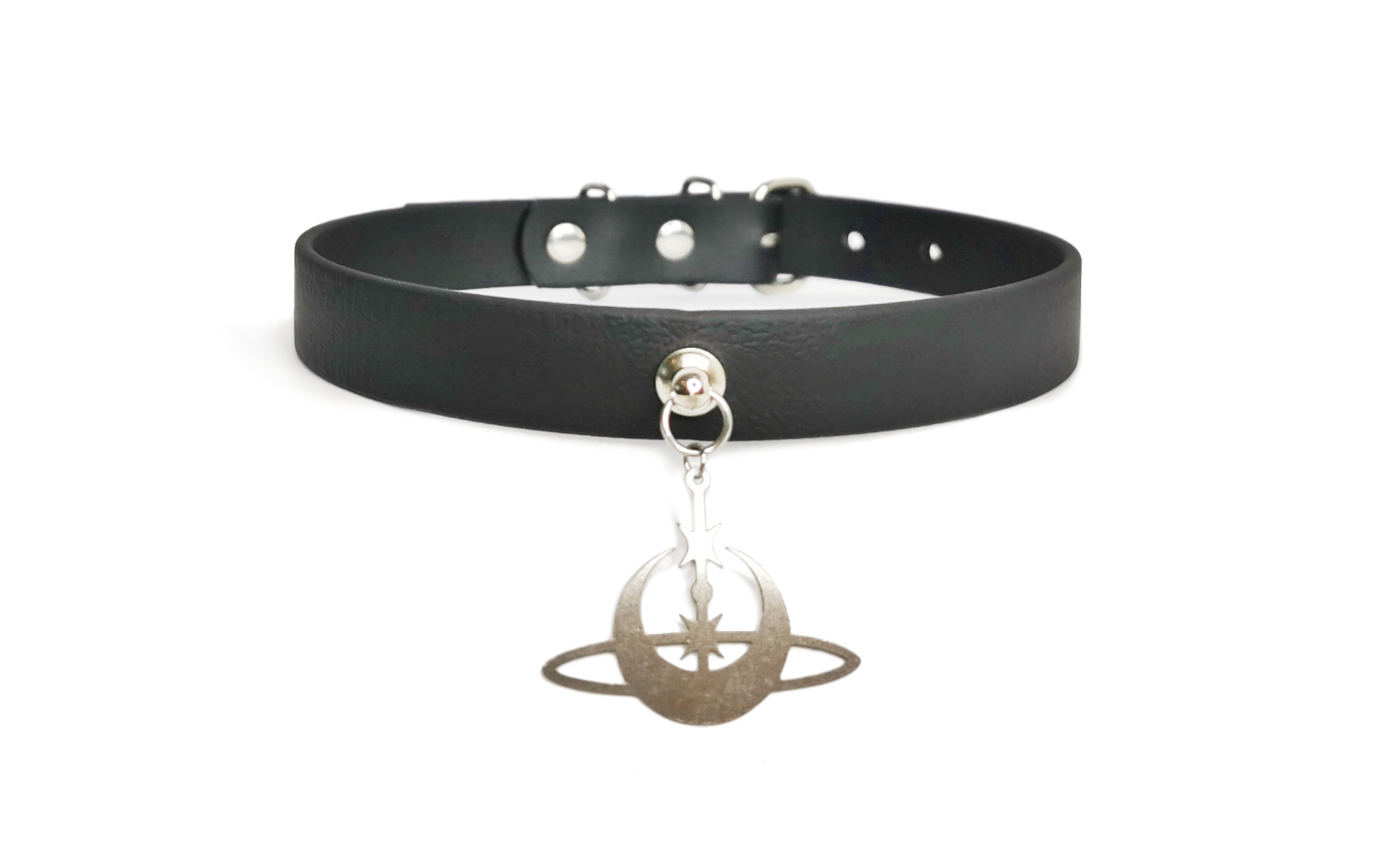 Sacred Sins Choker mit Planet als Anhänger