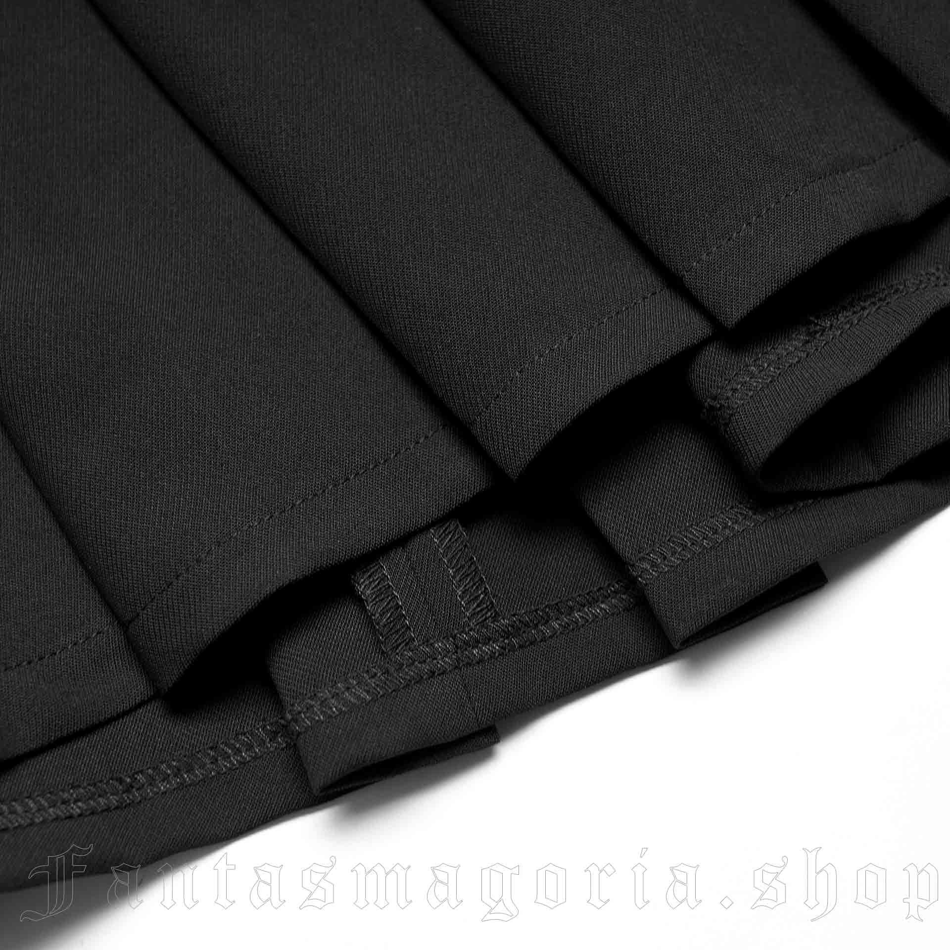 Punk Rave Modesta Black Pinafore Skirt – Bild 4