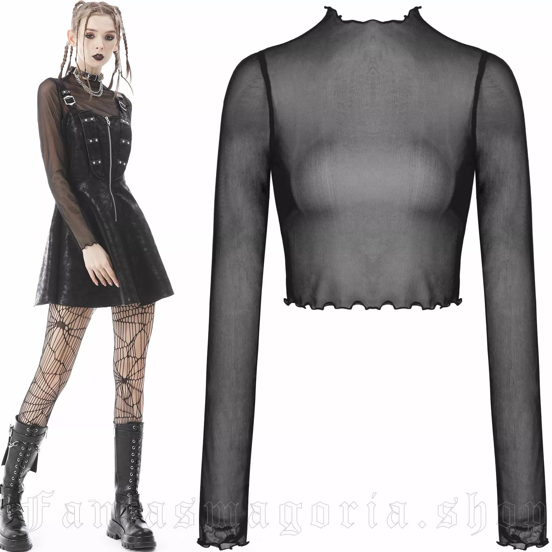 Dark In Love Shadowland Mesh Top