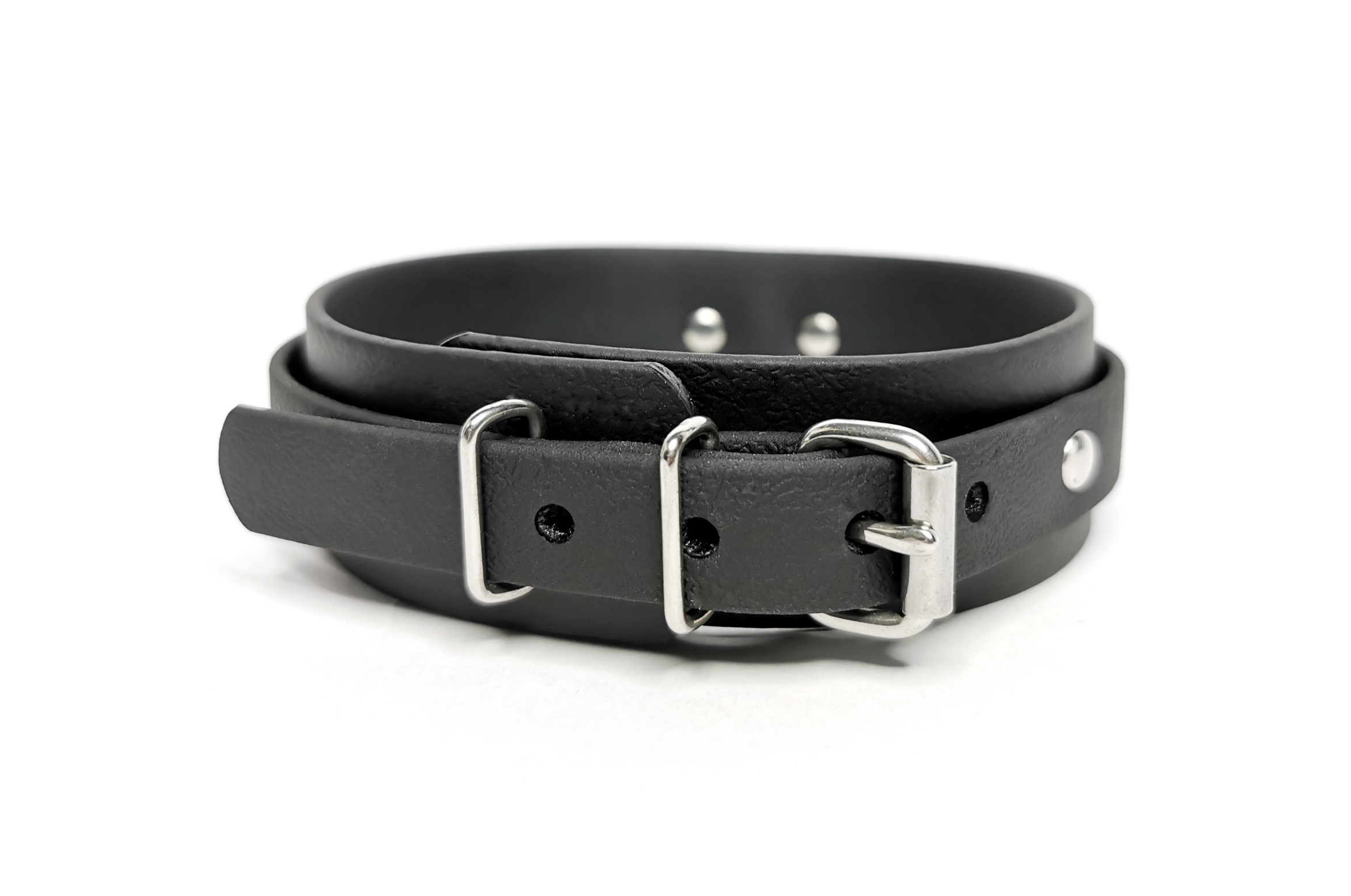 Sacred Sins Choker mit O-Ring auf doppeltem Riemen – Bild 3