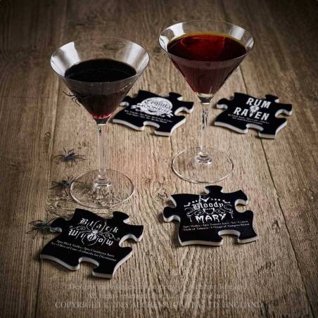 Alchemy Gothic Cocktail Coasters (4er Set) – Bild 2