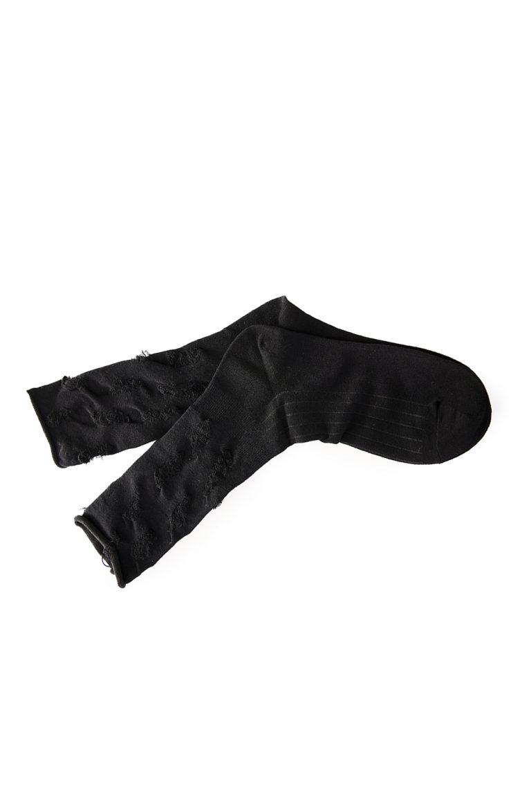 Banned Dystopian Distressed Socks - Nyctophilia Gothic Shop Hamburg