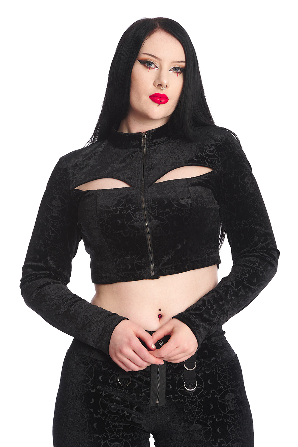 Banned Alternative SPACE KITTY CROPPED TOP main image 0