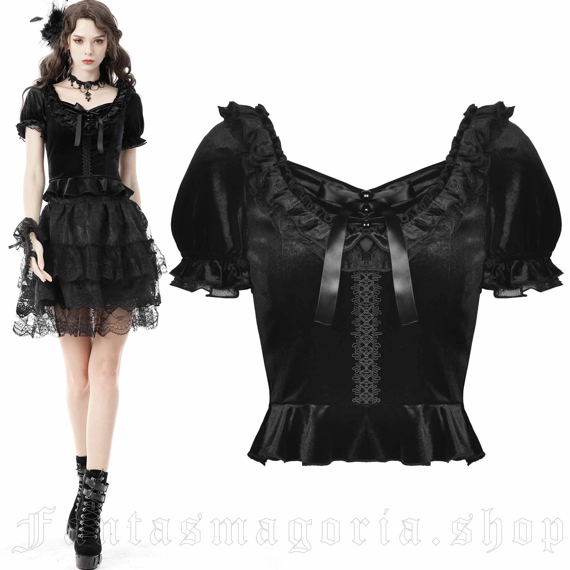 Dark In Love Velvet Magic Top