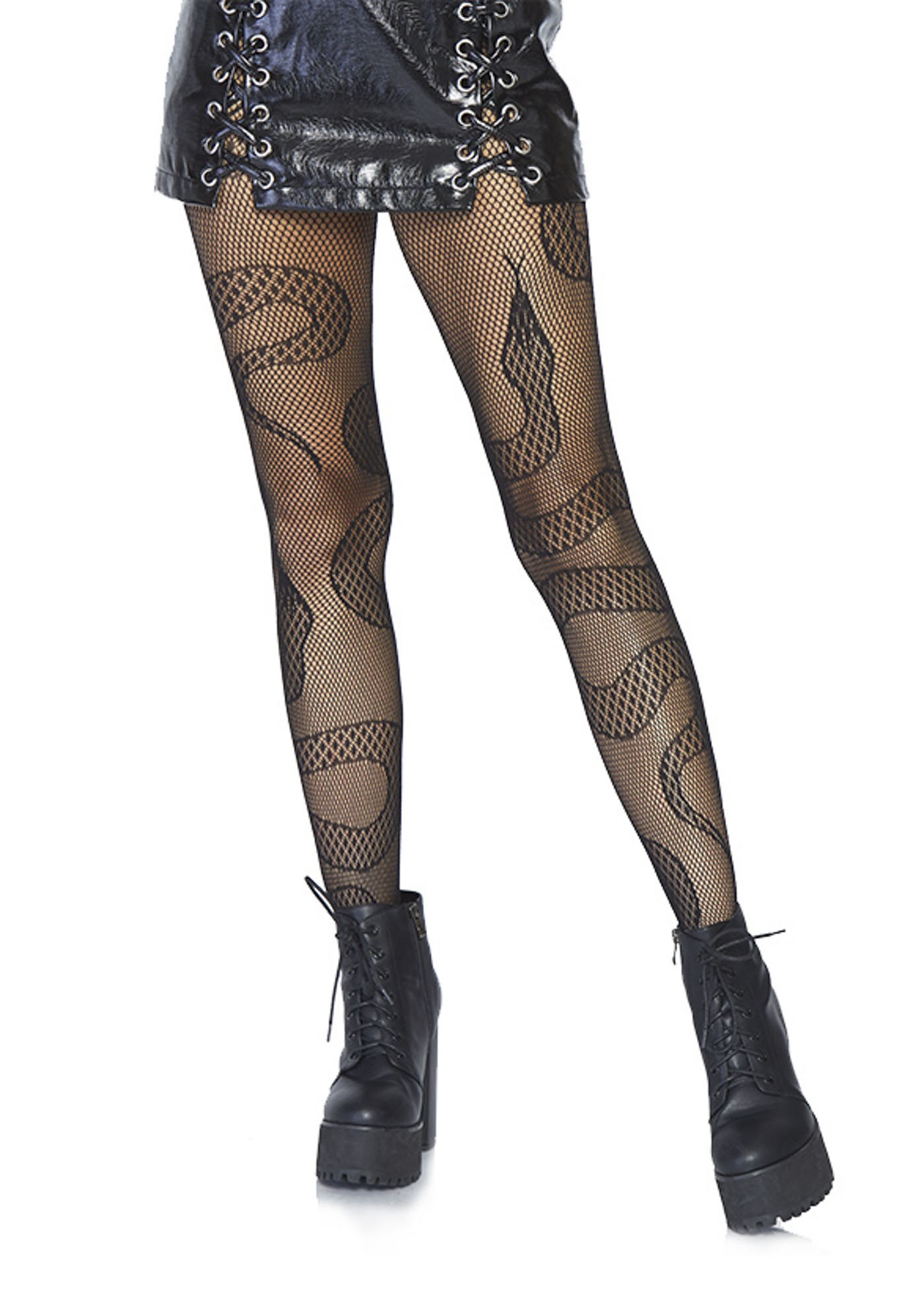 Leg Avenue Snake Net Tights – Bild 3