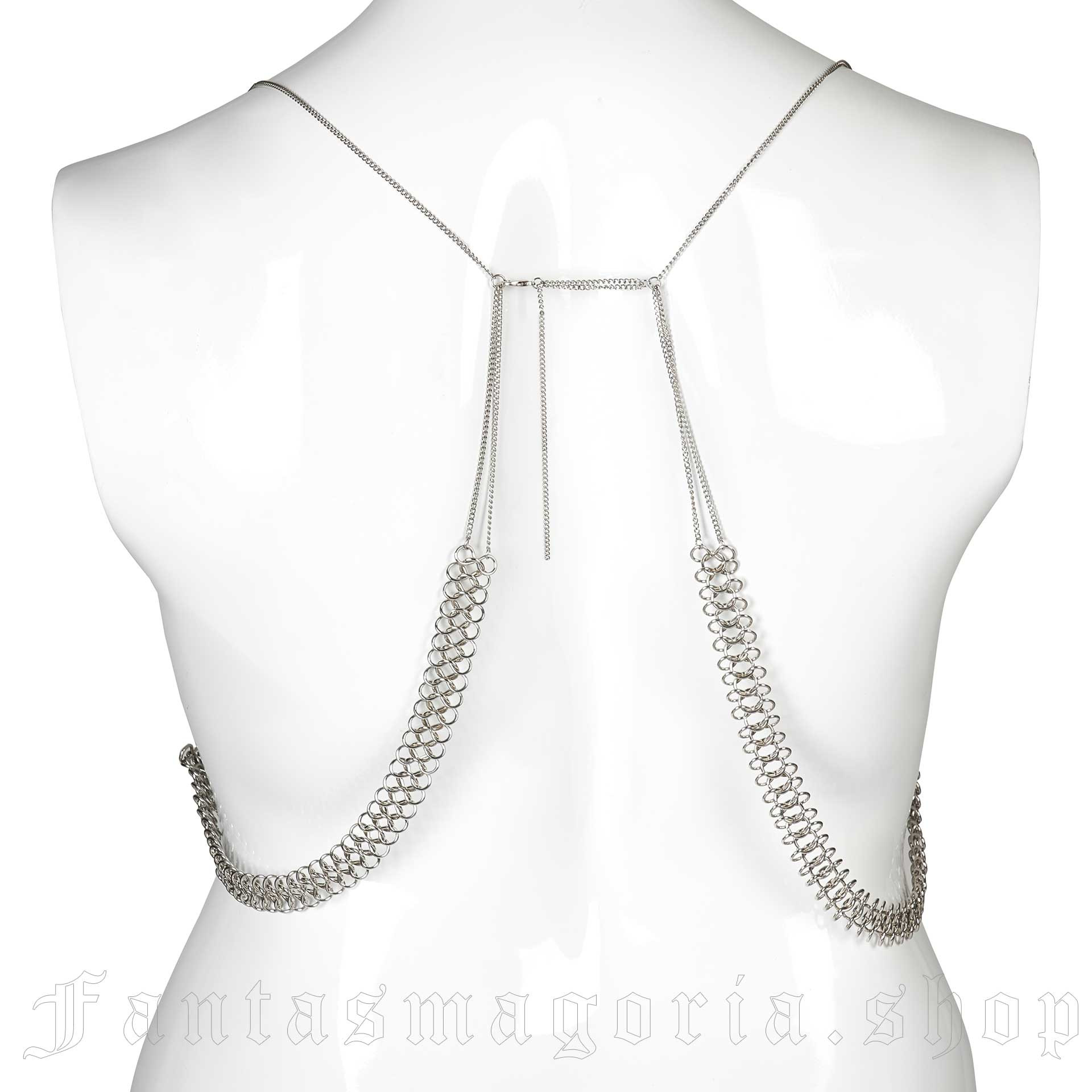 Punk Rave Chains and Crosses Harness - Image 3