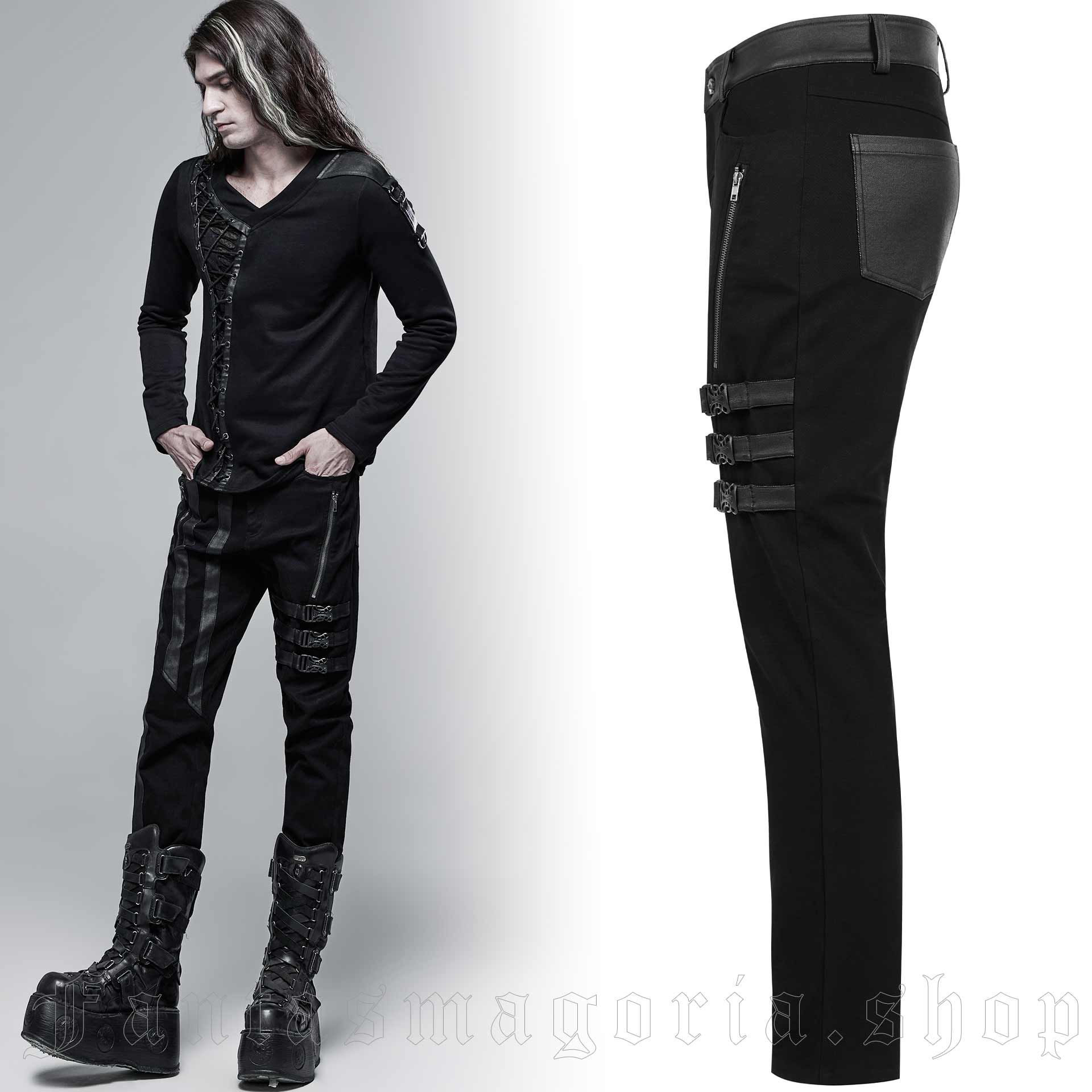 Punk Rave Hardware Trousers – Bild 3