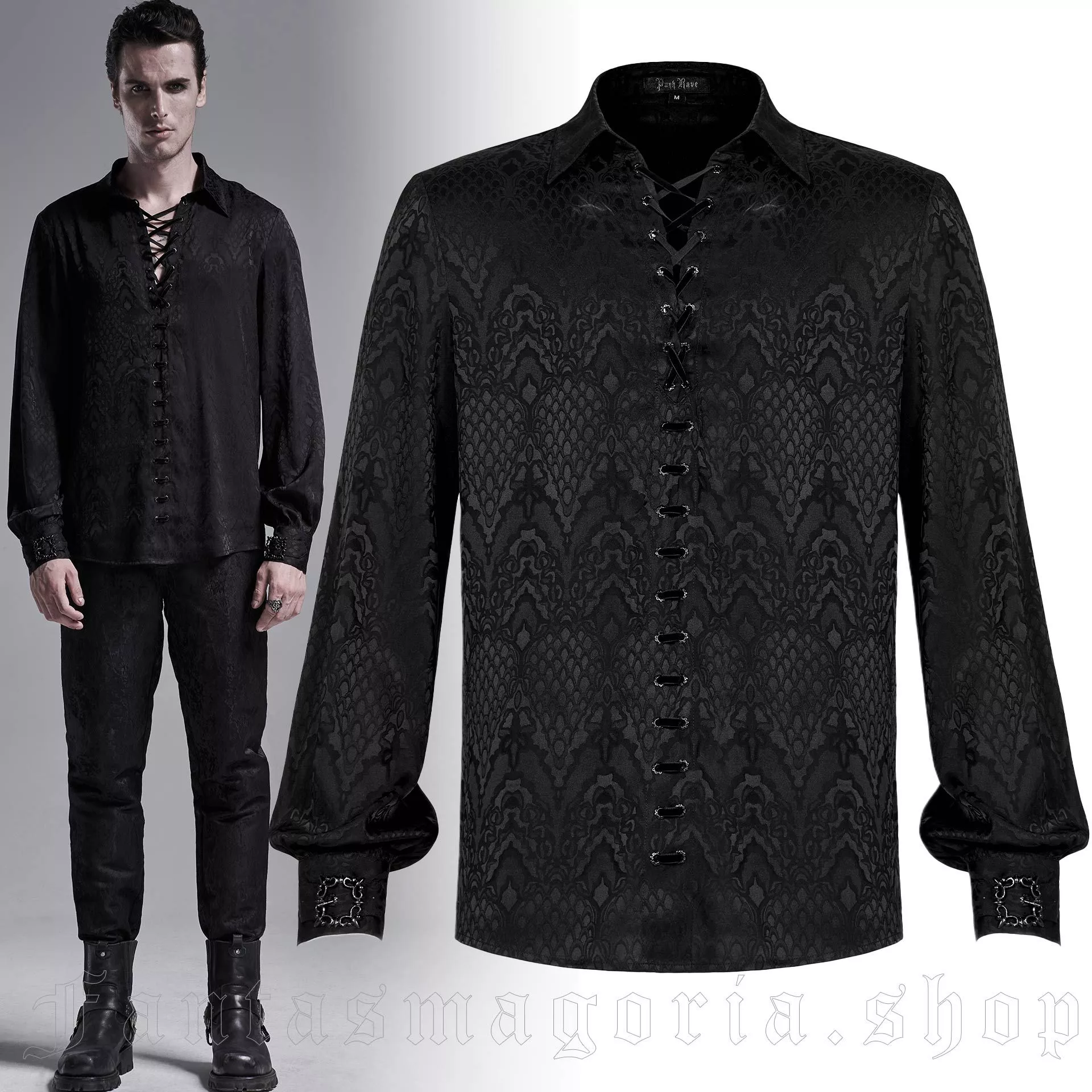 Punk Rave Melchior Black Shirt