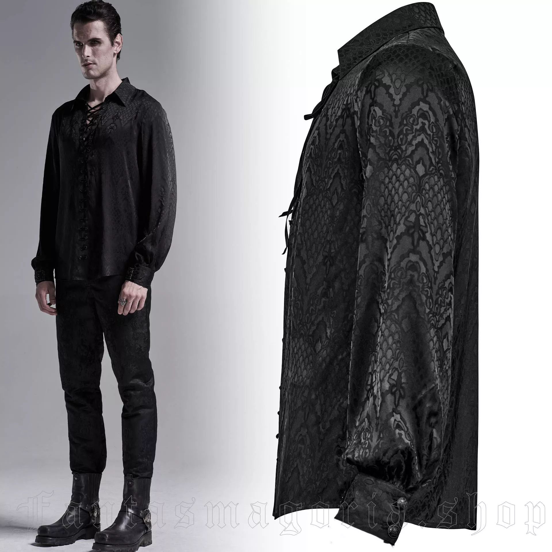 Punk Rave Melchior Black Shirt – Bild 2