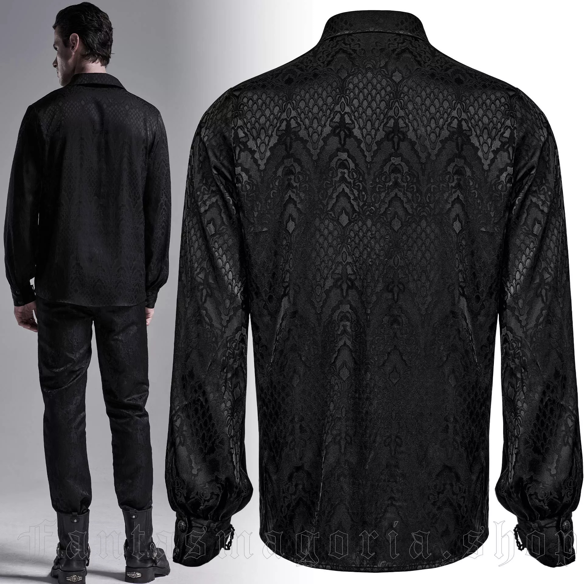 Punk Rave Melchior Black Shirt – Bild 3