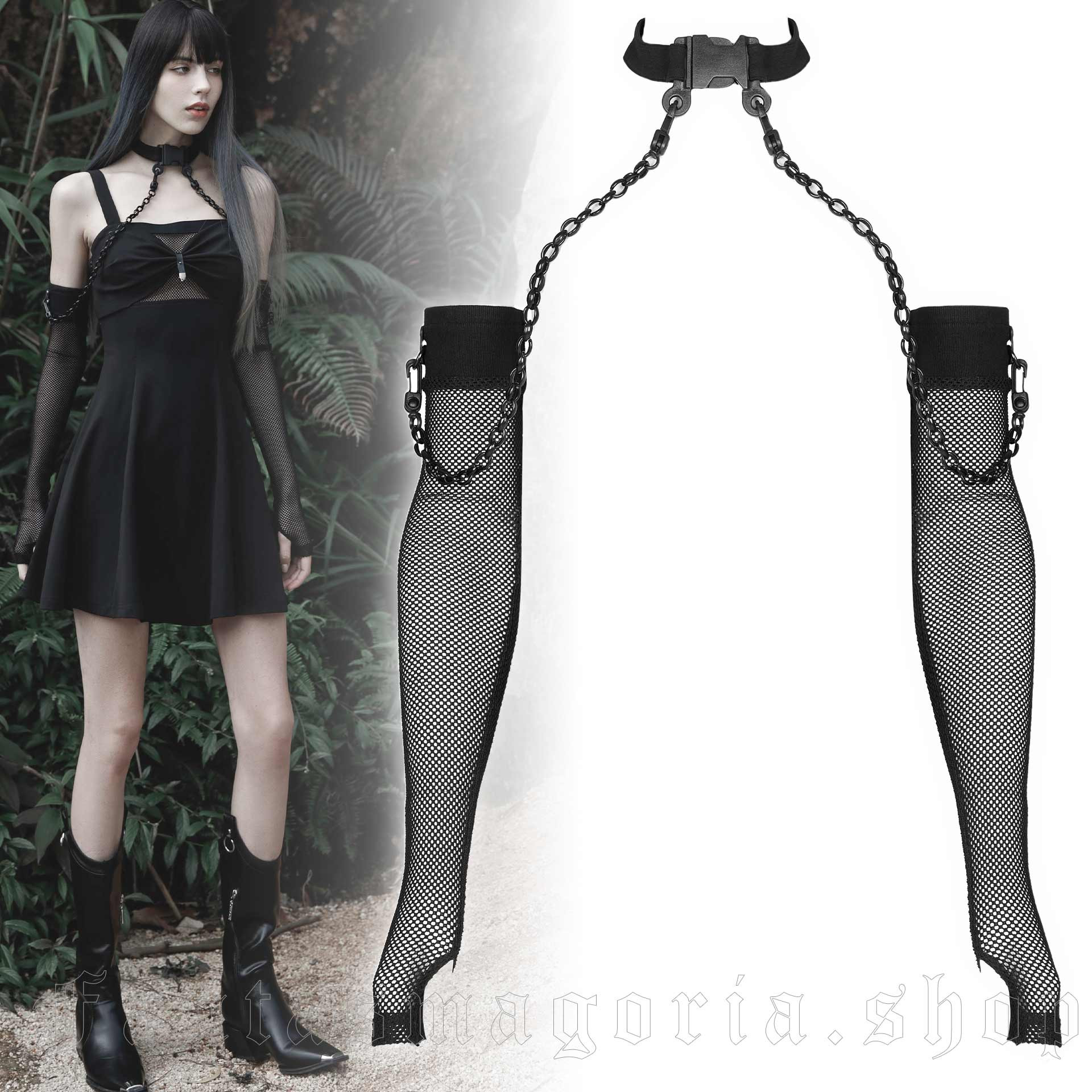 Punk Rave Nexus Mesh Sleeves