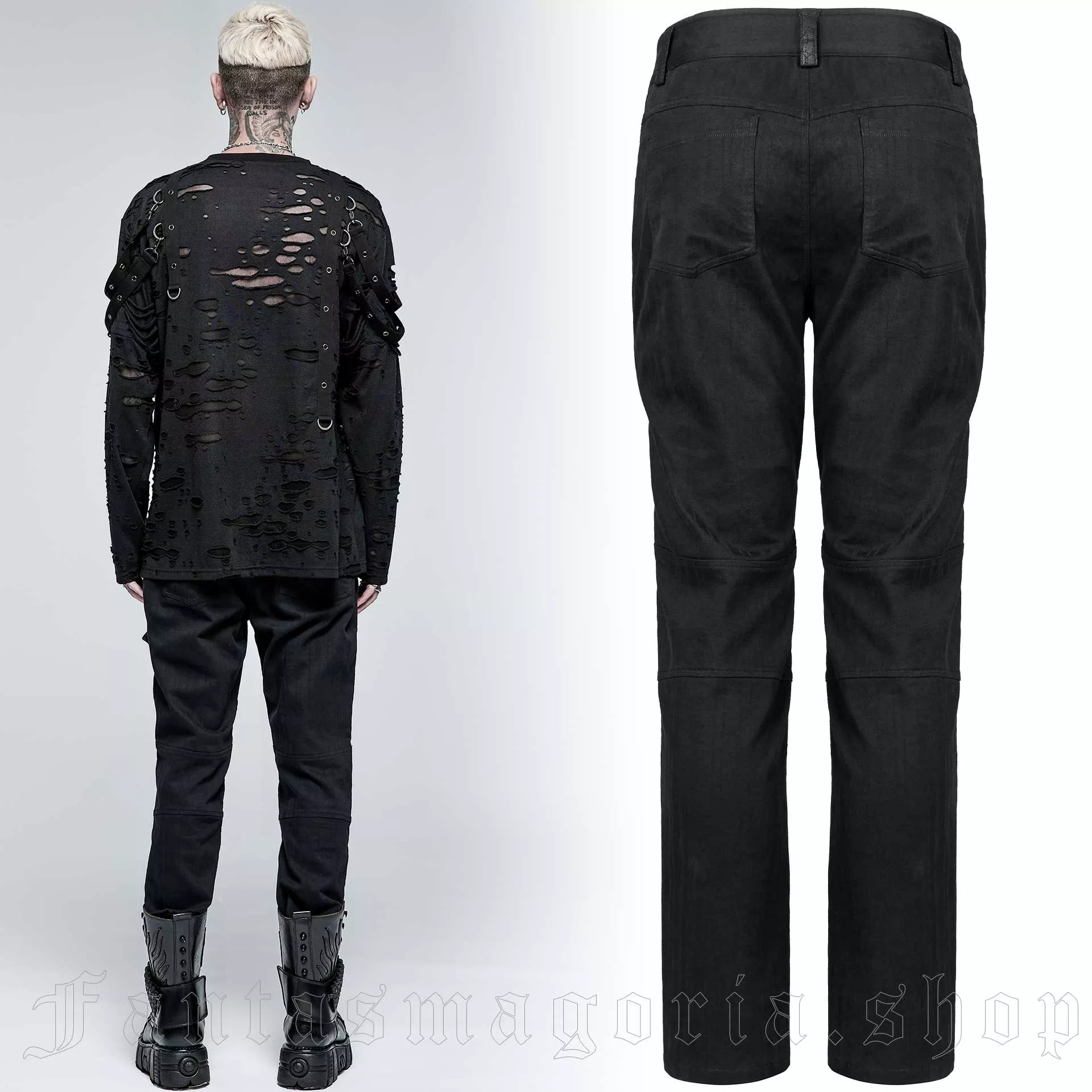 Punk Rave Sir Terror Trousers - Image 2