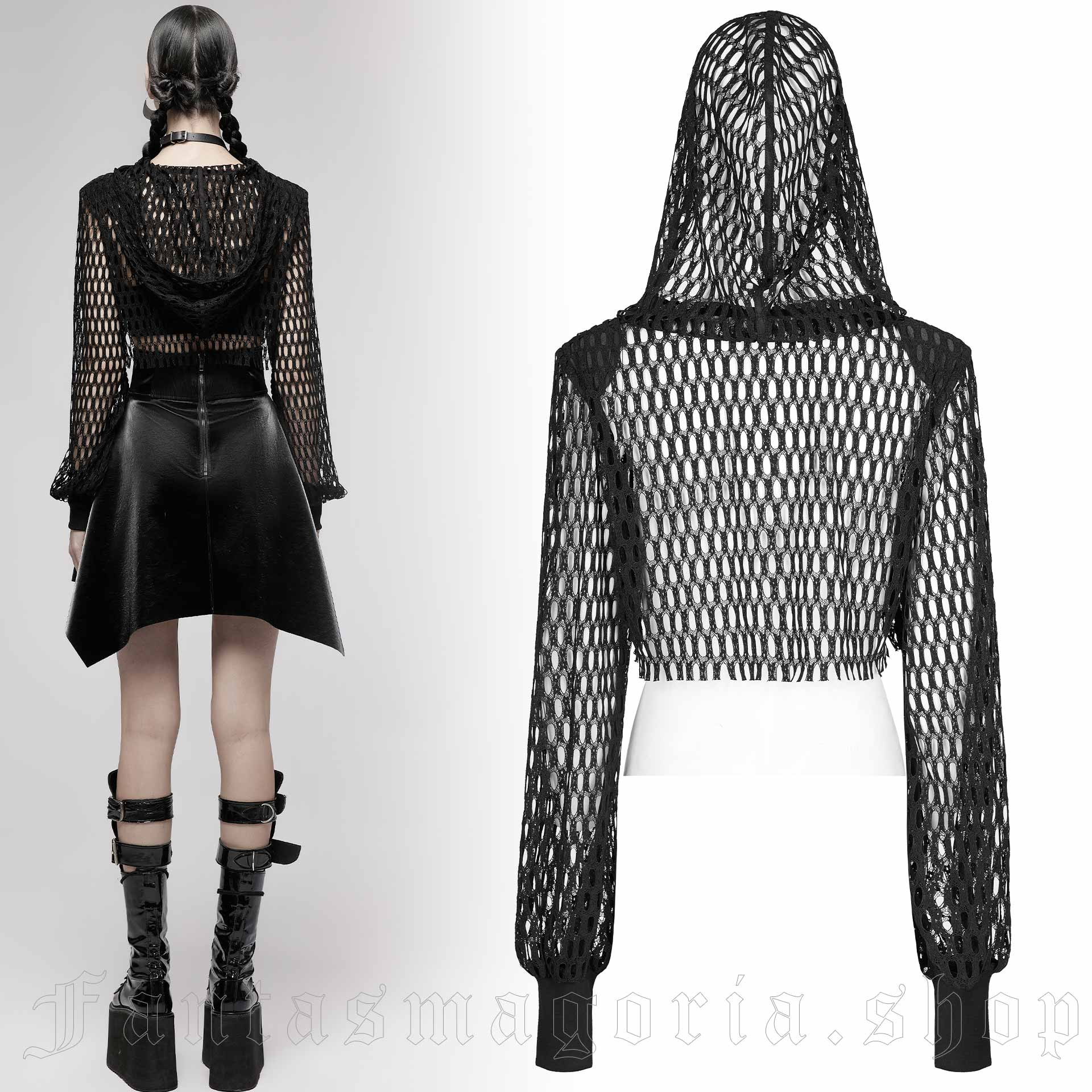 Punk Rave Wormhole Crop Top – Bild 2