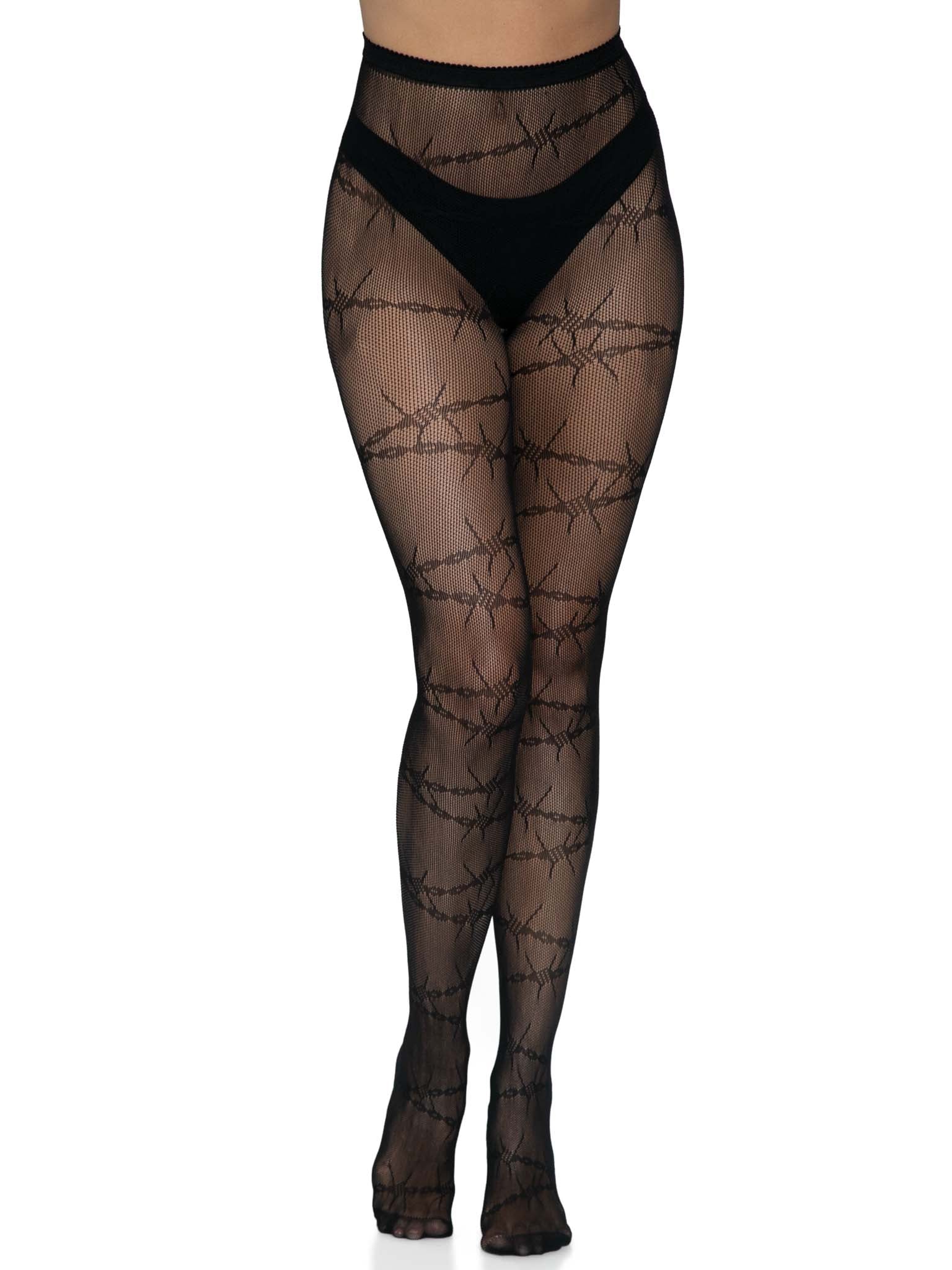 Leg Avenue Barbed Wire Net Tights – Bild 3