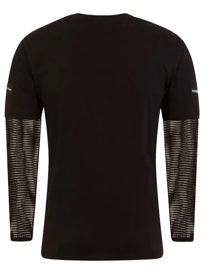 Spiral Longsleeve mit Netz-Ärmeln – Bild 2