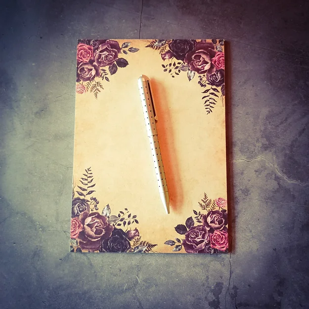 Dunkle.Seelen.Liebe Notizblock Dark Flowers – Bild 2