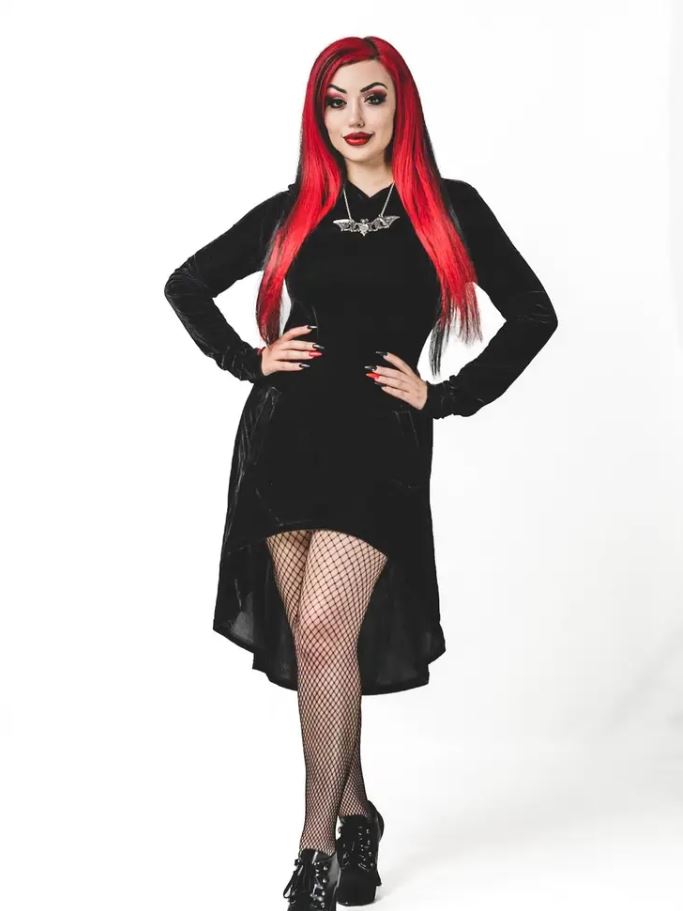 Necessary Evil Hecate Hoodie Dress