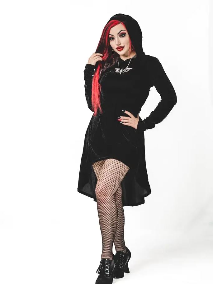 Necessary Evil Hecate Hoodie Dress – Bild 2
