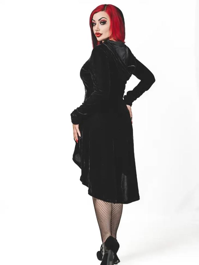 Necessary Evil Hecate Hoodie Dress – Bild 3