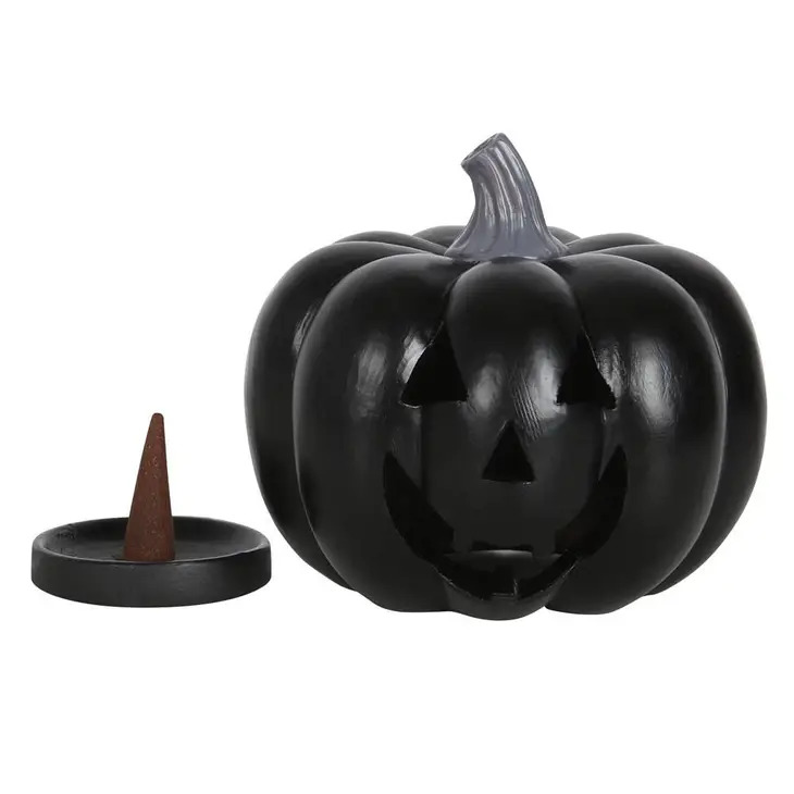 Spirit of Equinox Black Pumpkin Incense Cone Burner – Bild 2