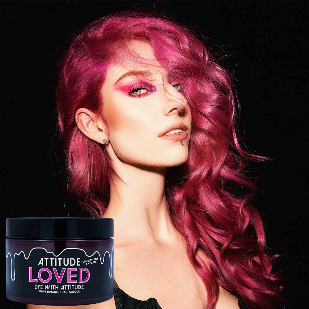Attitude Loved Pink Hair Dye