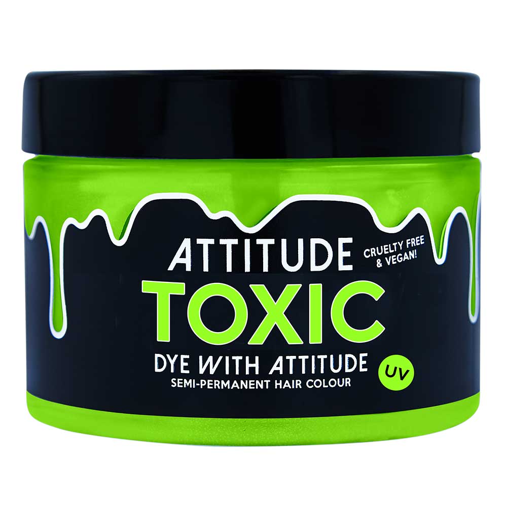 Attitude Toxic Neon UV Green Hair Dye – Bild 3