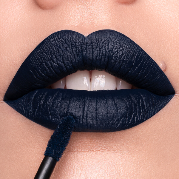 Ever Liquid Lipstick Pinatubo Deep Blue – Bild 2