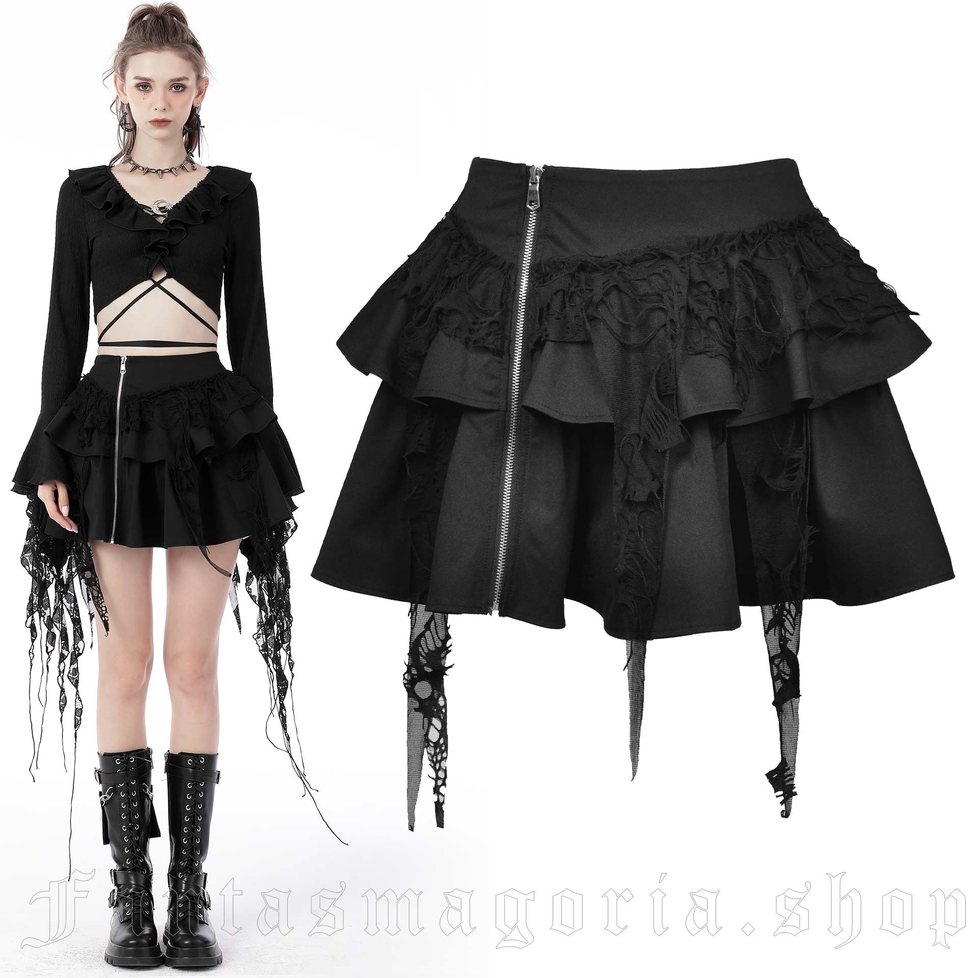 Dark In Love Doomsday Witch Skirt