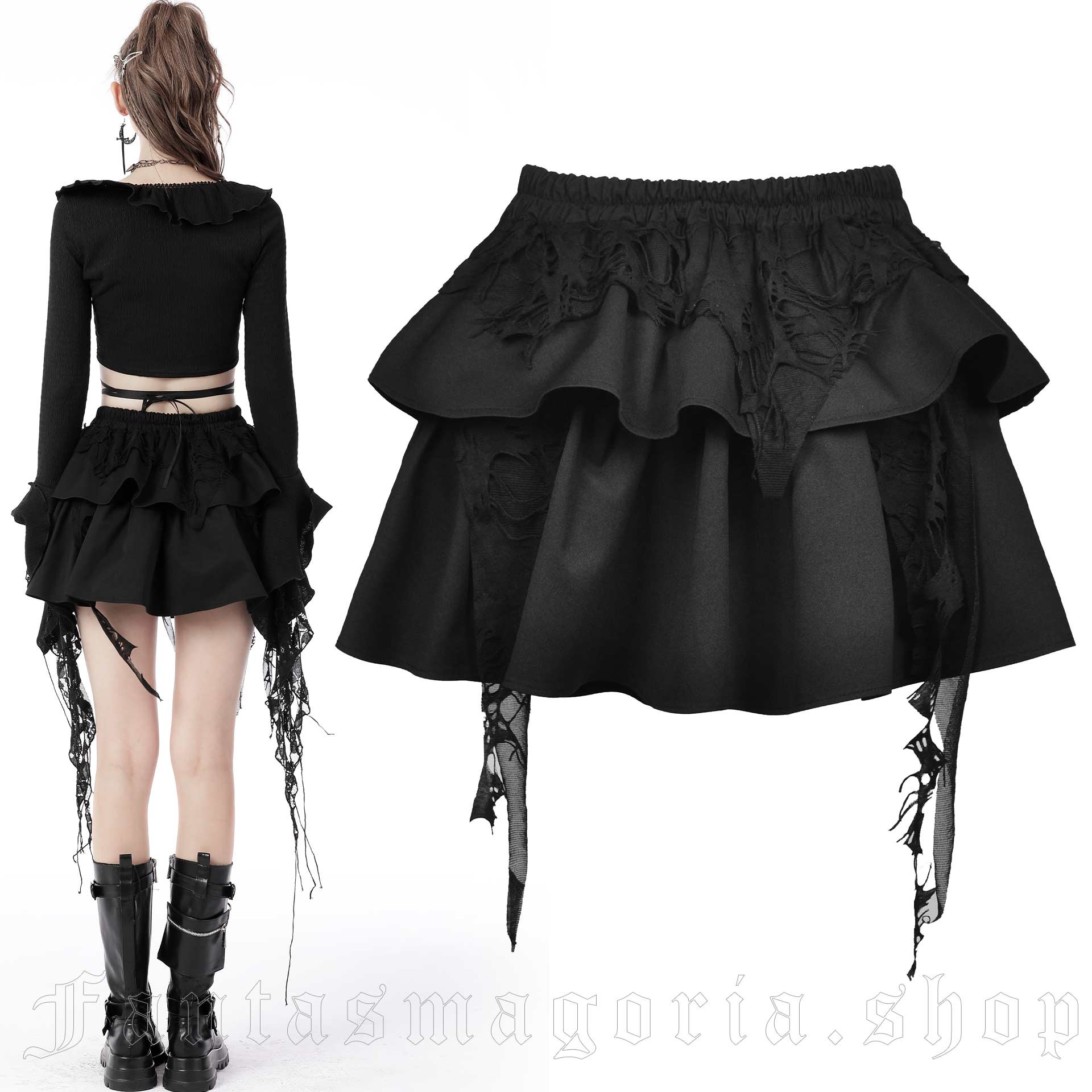 Dark In Love Doomsday Witch Skirt – Bild 2