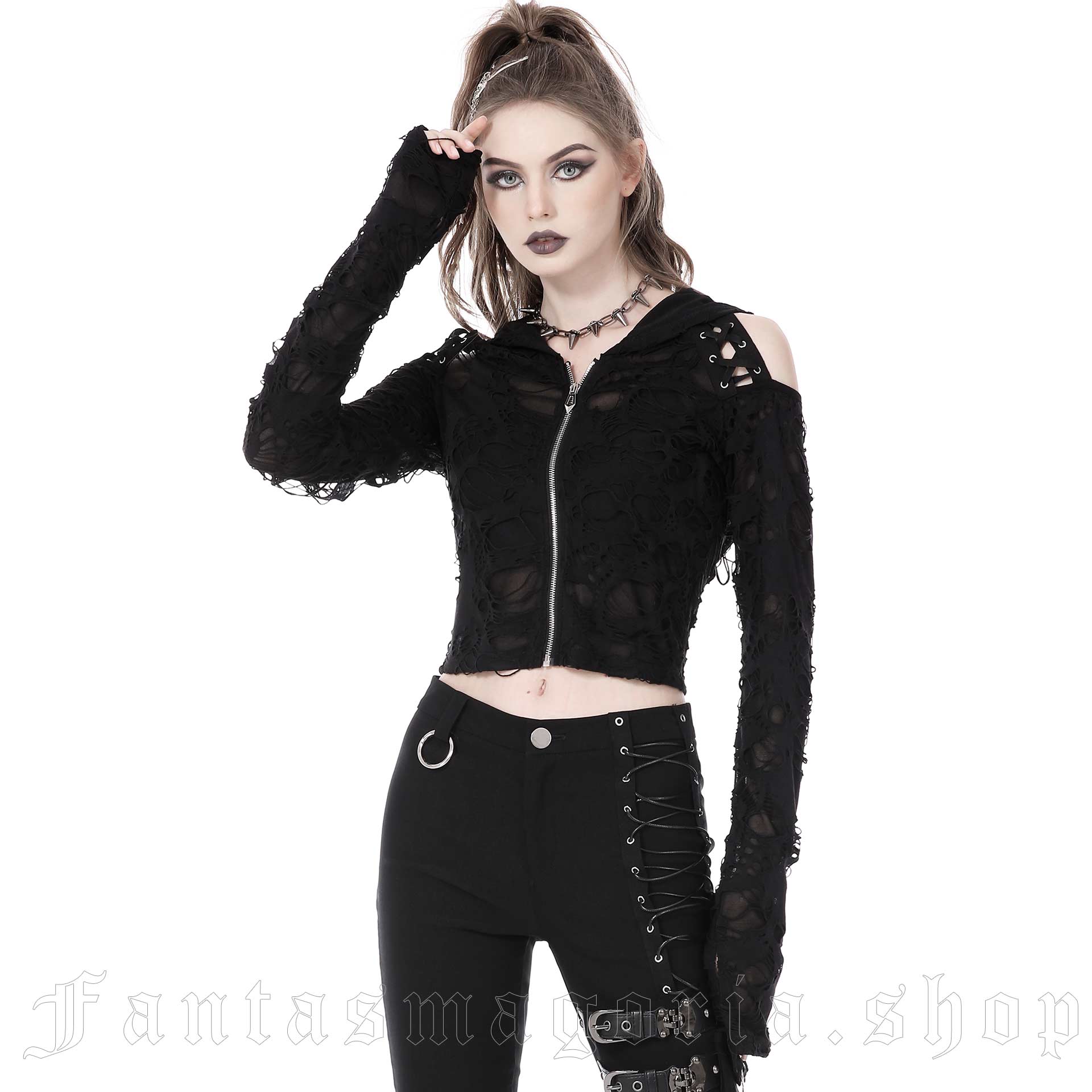 Dark In Love Ruination Top – Bild 3