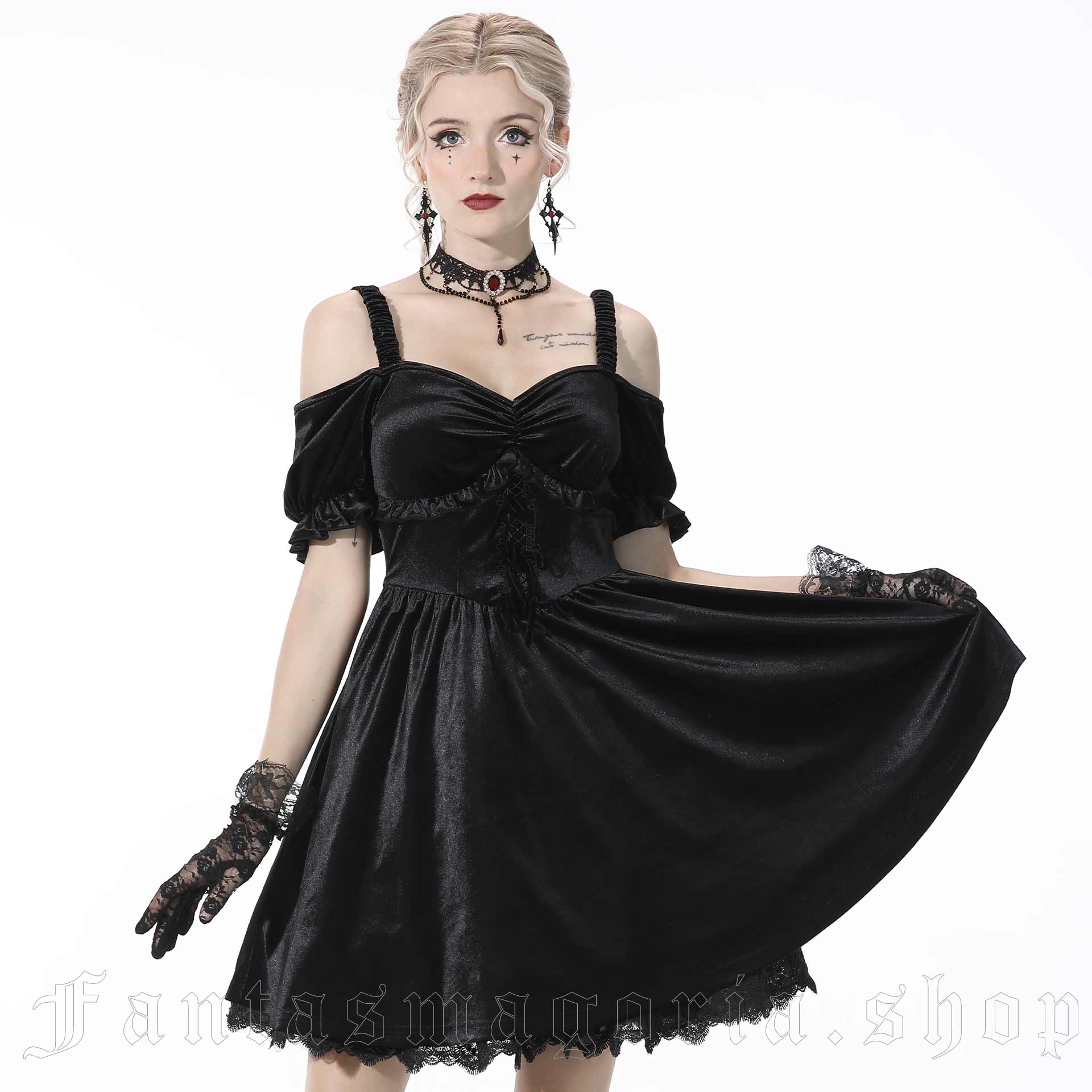 Dark In Love Gothic Requiem Dress – Bild 3