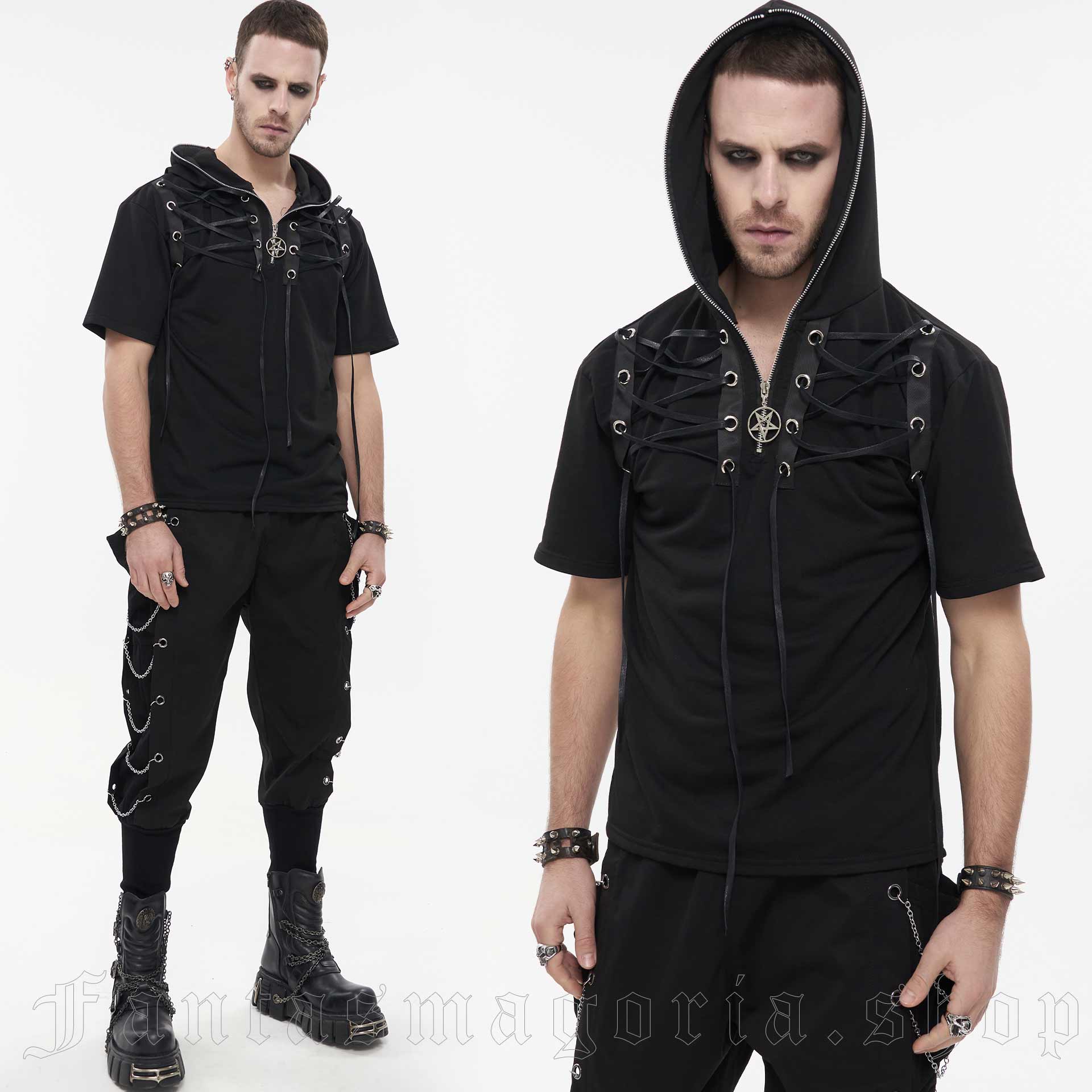 Devil Fashion Dark Side Hooded Shirt