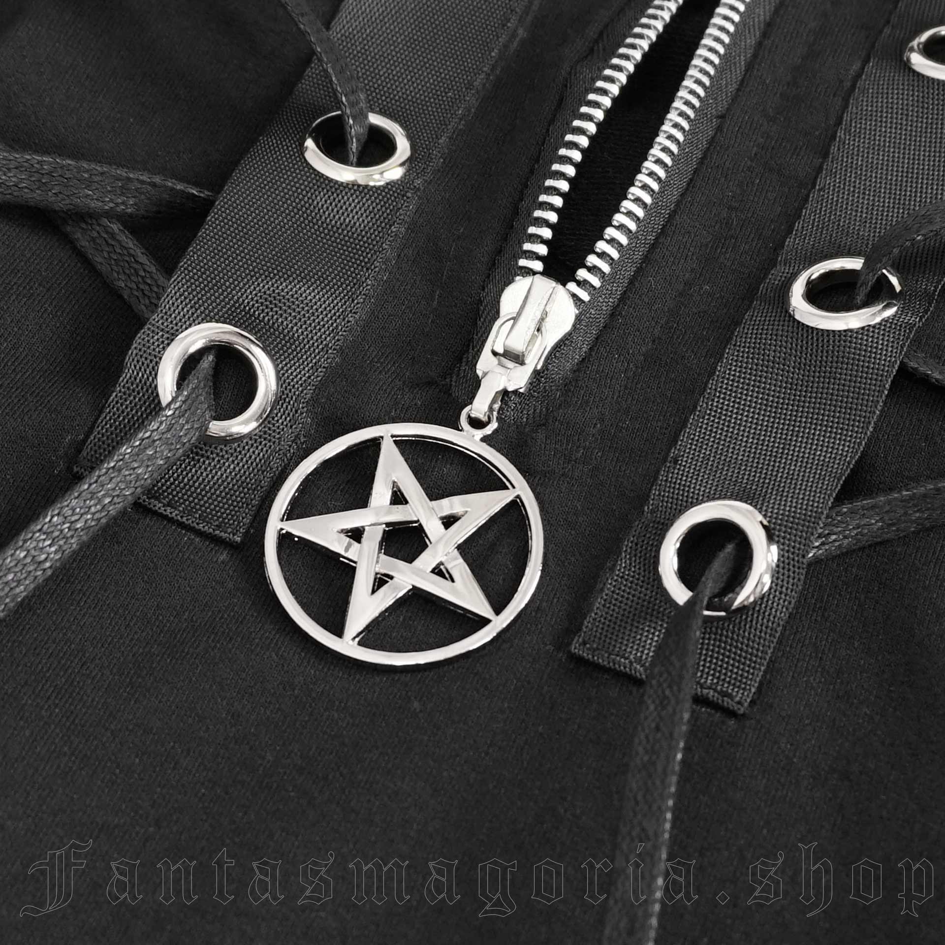 Devil Fashion Dark Side Hooded Shirt – Bild 4