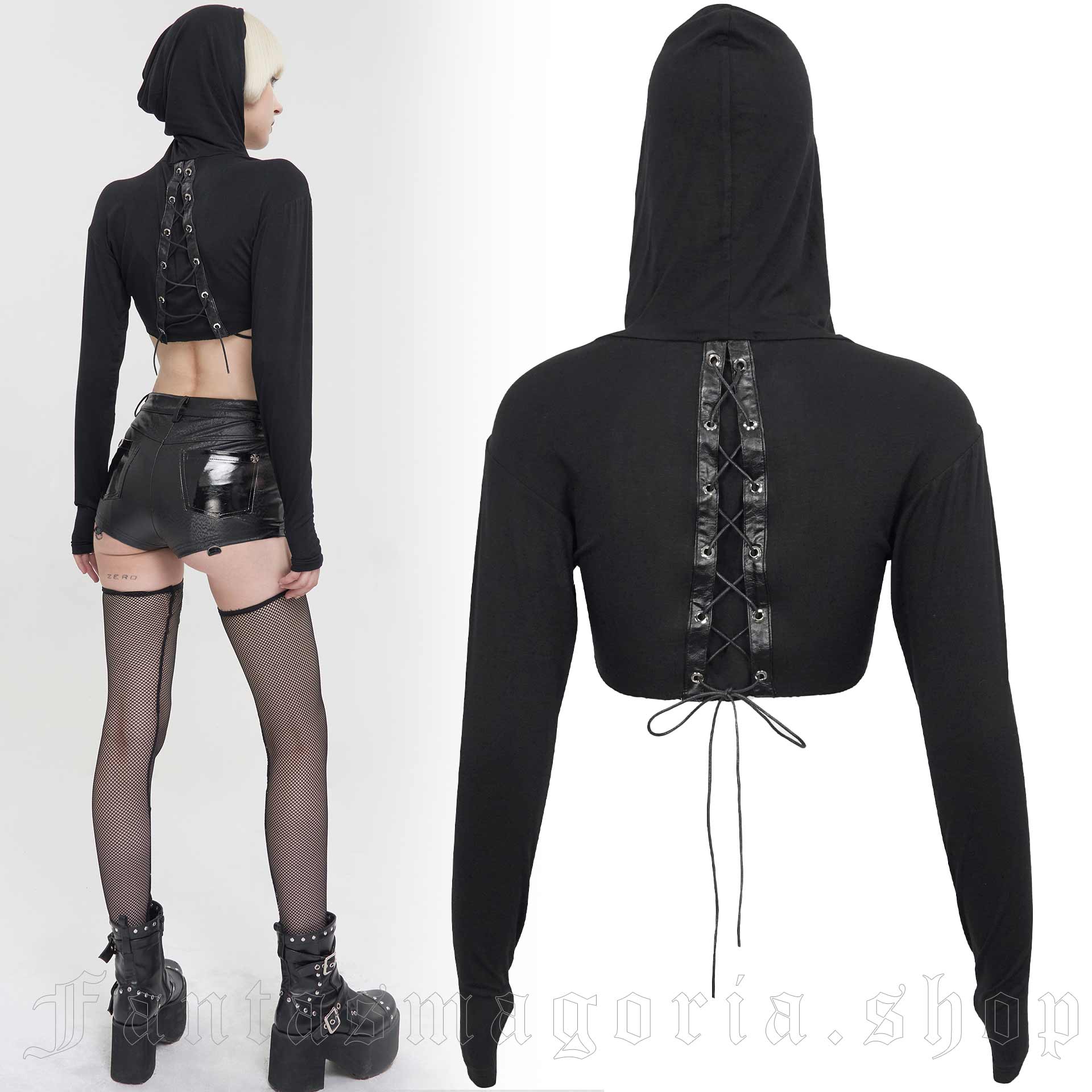 Devil Fashion Techno Witch Crop Shirt – Bild 2