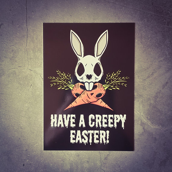 Dunkle.Seelen.Liebe Have a creepy Easter Postkarte – Bild 2