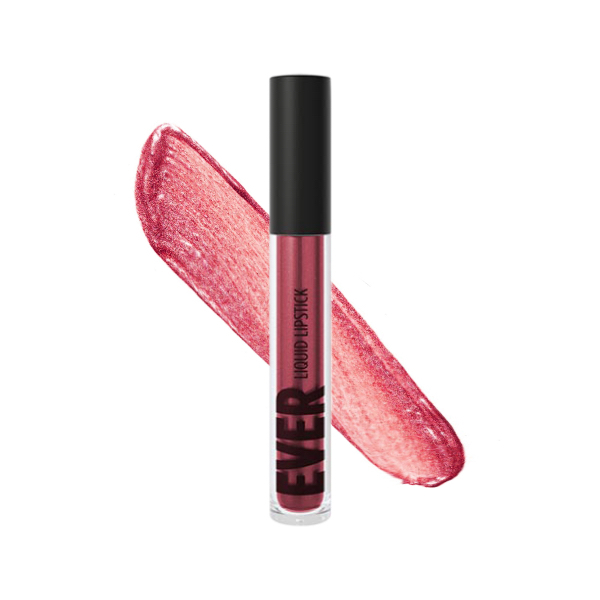 Ever Liquid Lipstick Tharsis Grape Metallic Red – Bild 3