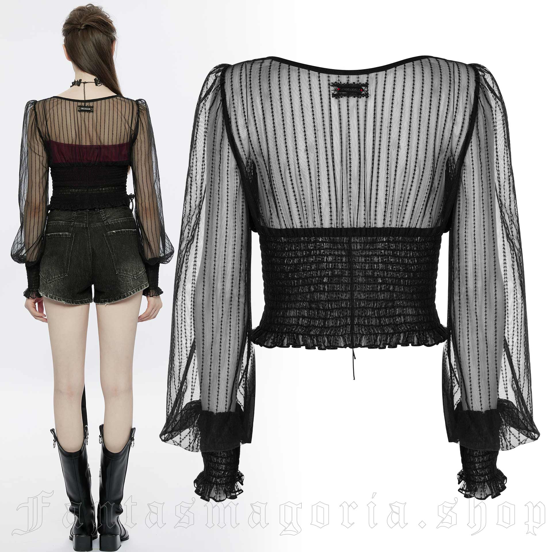 Punk Rave Nevermore Top – Bild 2