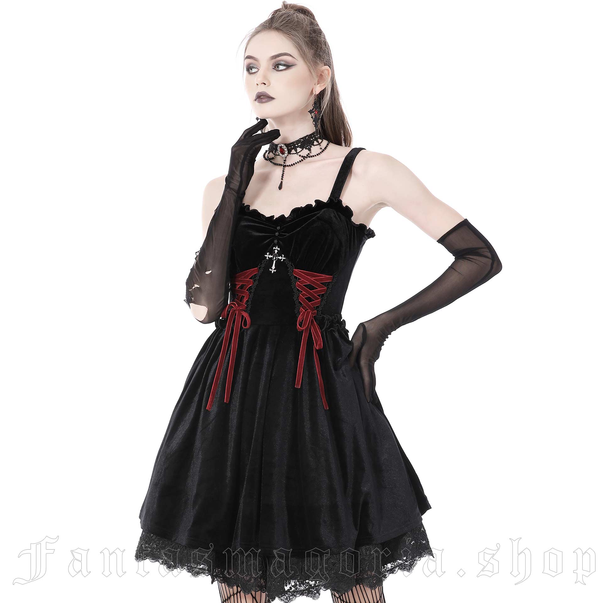 Dark In Love Lilitha Dress – Bild 3